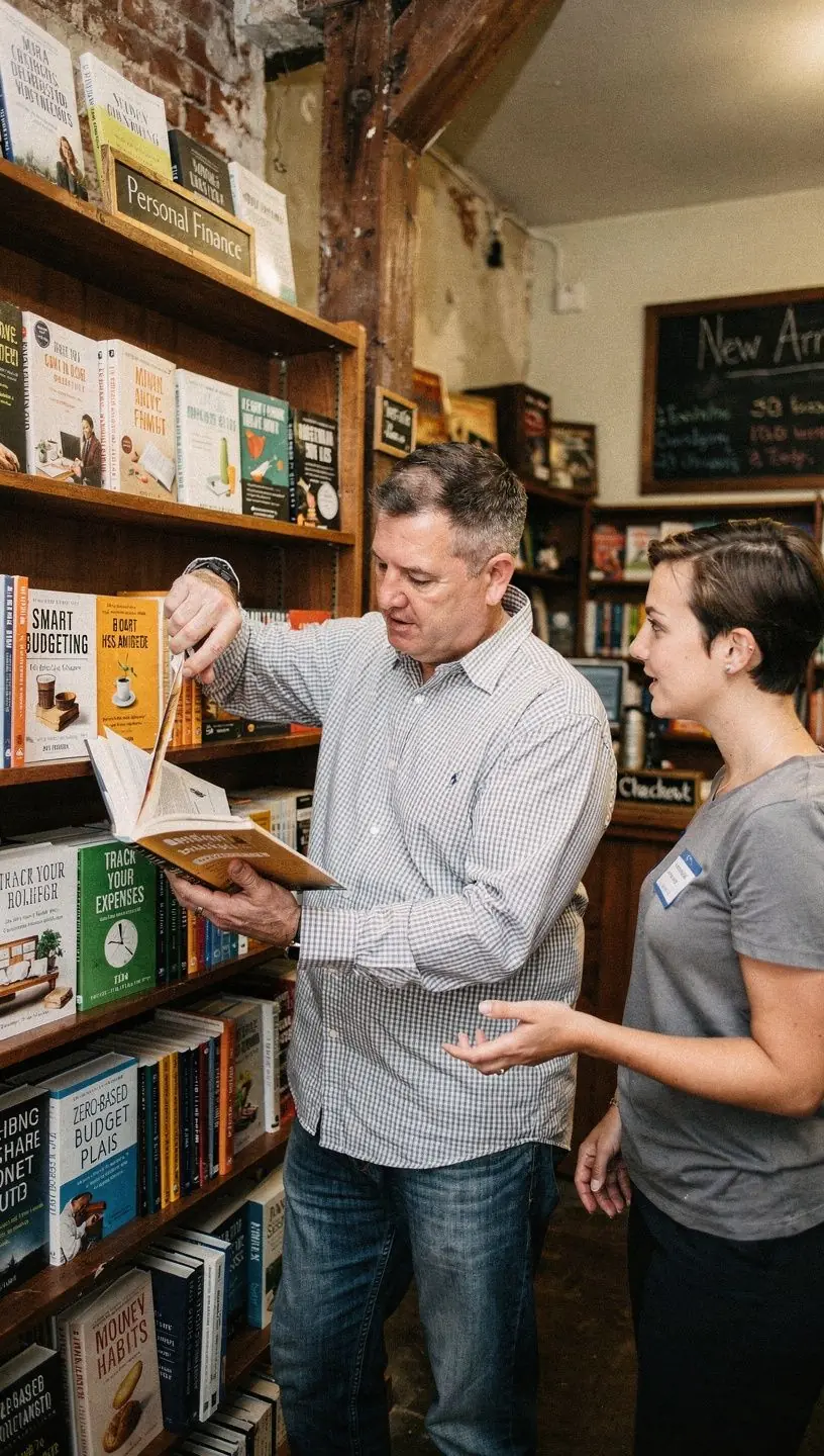 Pénzügyi tervező és napló, amely segíti a költségek és bevételek nyomon követését.